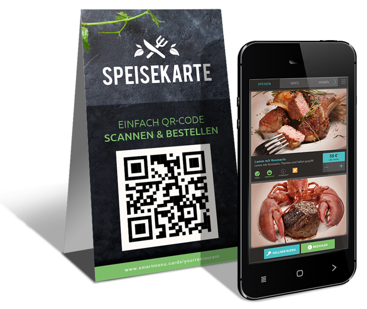 DeliverBee digitale Speisekarte DeliverBee digitale Speisekarte